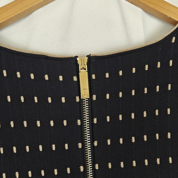 Ted Baker Maciiey Mini Knit Dress Metallic Detail Size 3 Ted 8-10 US - Picture 12 of 13
